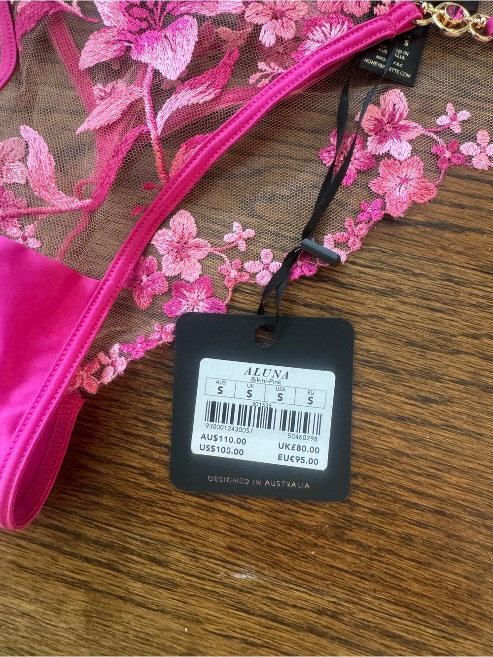 Honey Birdette Aluna Pink Set - Picture 12 of 16
